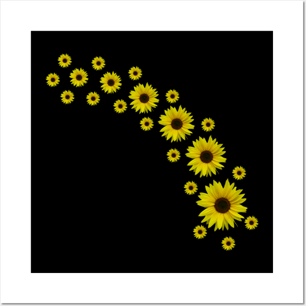 sunflower flowers garden nature giftidea Wall Art by rh_naturestyles